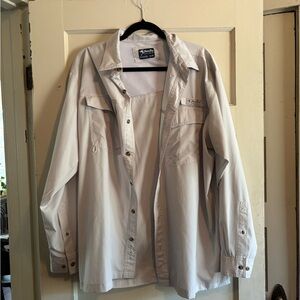 Bimini Bay Beige Fishing Shirt